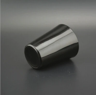 Haonai 60ml 2oz solid black color shot glass.