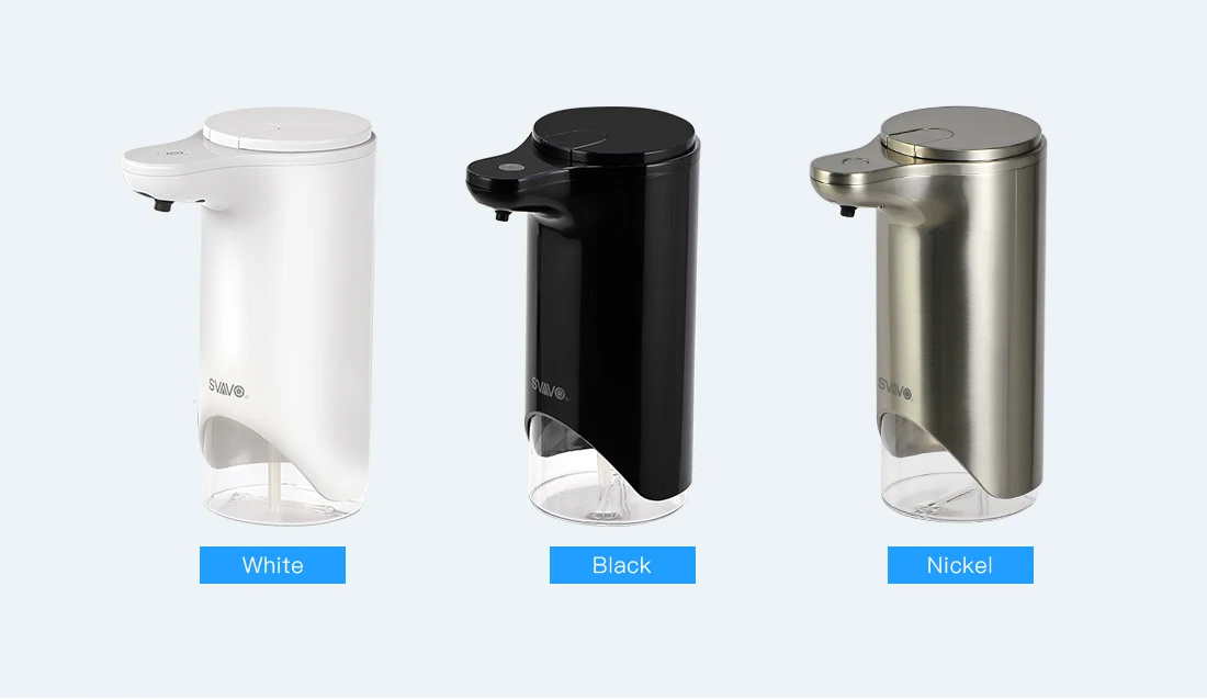 2019 latest hot selling stainless steel nickel color automatic foam hand sanitizer dispenser
