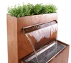 Unique small Outdoor corten steel Water Pumps Fountain for garden decor
