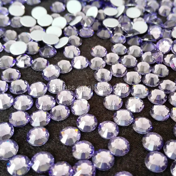 Pellosa Shiny Hot Fix Rhinestones Mine Gold Shadow 16 Cutting Facets