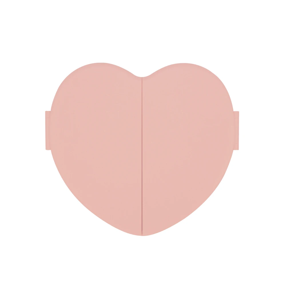 
Cute Heart Shape Personalized Monogrammed Hand Mirror Cosmetic Compact Small 