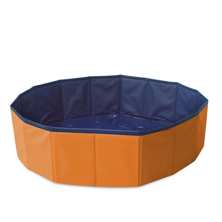 

Suntour Amazon Supplier Collapsible Pet Swimming Pool Tub PVC For Dog Bath, Red and royalblue/ blue and royalblue or custom color