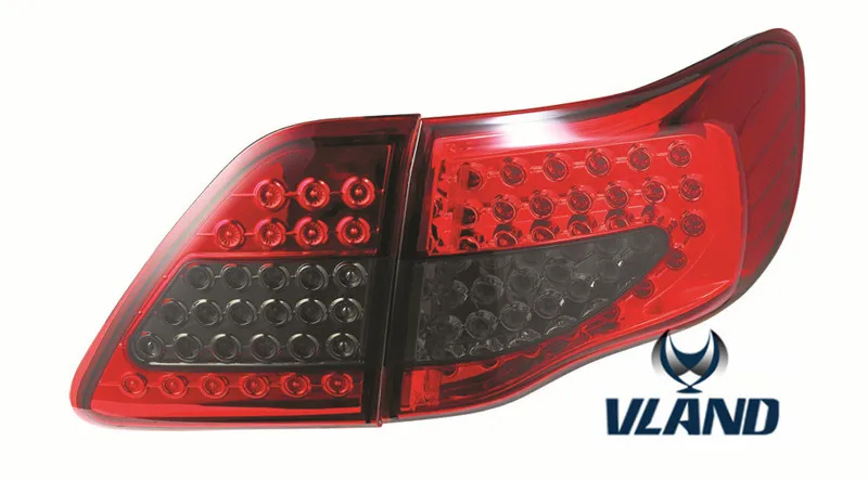 Vland Manufacturer LED car taillamp for Corolla LED tail lamp rear light year model for 2008-2010
