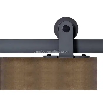 Black Carbon Steel Top Mount Style Sliding Door Track Buy Barn