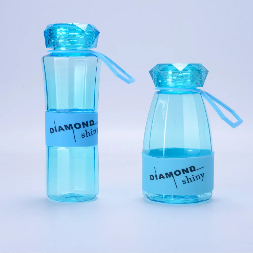 Promotional 450ml Diamond Shaped Bottle,High Quality Diamond Water