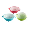 Double Layer Kitchen Sink Basket Strainer,Plastic Strainers Colanders,Plastic Sink Colander For Fruit Vegetable Washing