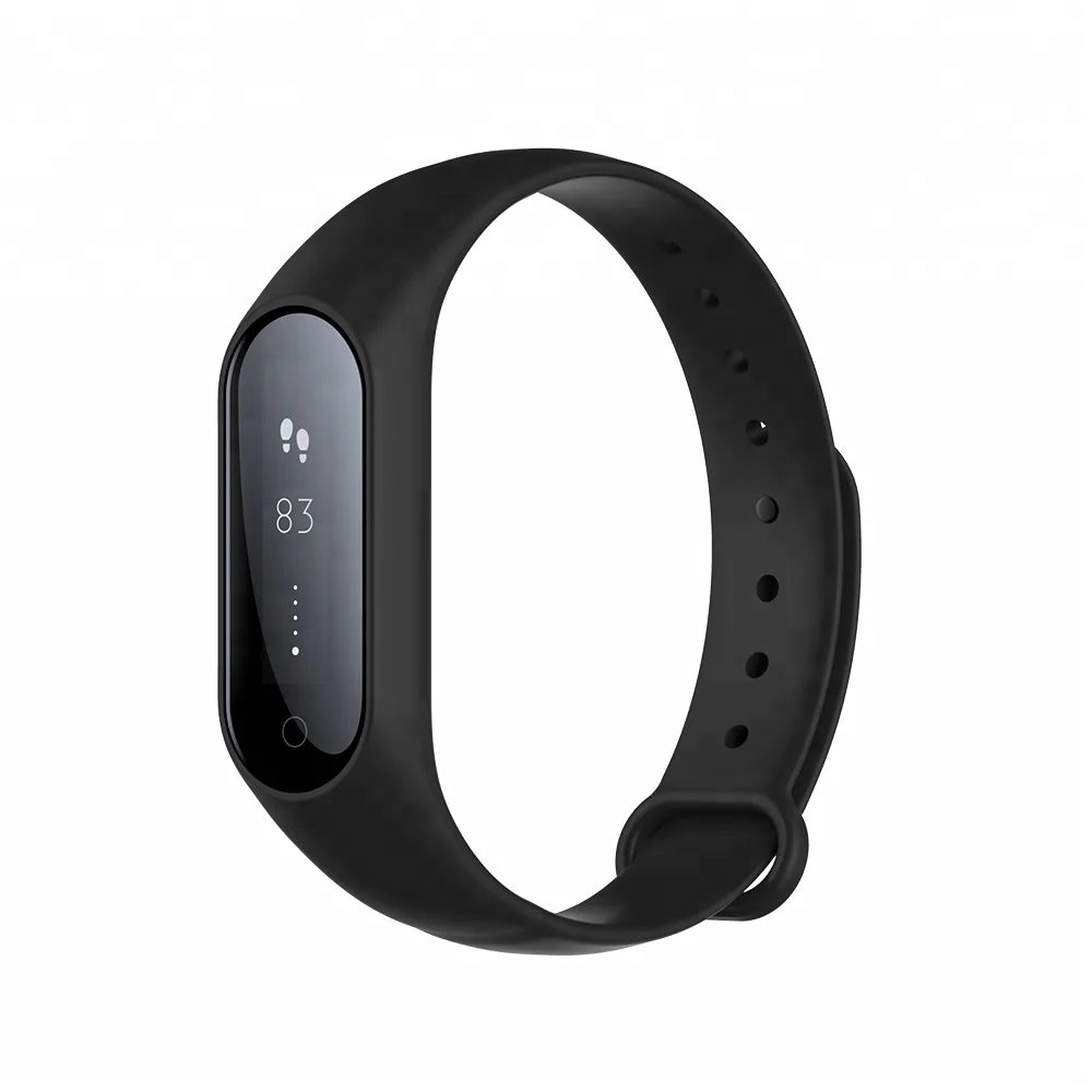 

unisex fitness watch heart rate monitor smart bracelet, Black blue green orange