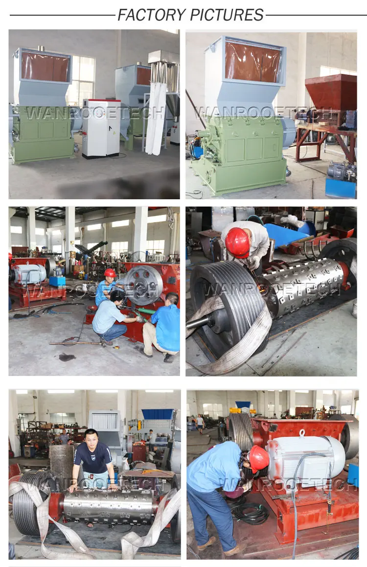 Pngm Series Heavy Duty Tire Shredder Rubber Plastic Crusher Machine For
