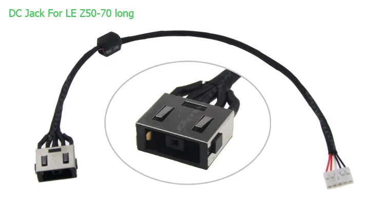 DC Jack Power Plug In Charging Port Connector Socket with Wire Cable Harness Replacement for Lenovo IdeaPad Z50 Z50-70 Z50-75 Z50-80 