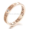 July Fashion Jewelry roman numeral rose cut diamond ring jewelry wedding pave setting