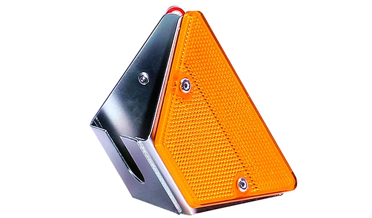 Yellow and white reflective road trapezoidal contours guardrail Delineator for traffic safety