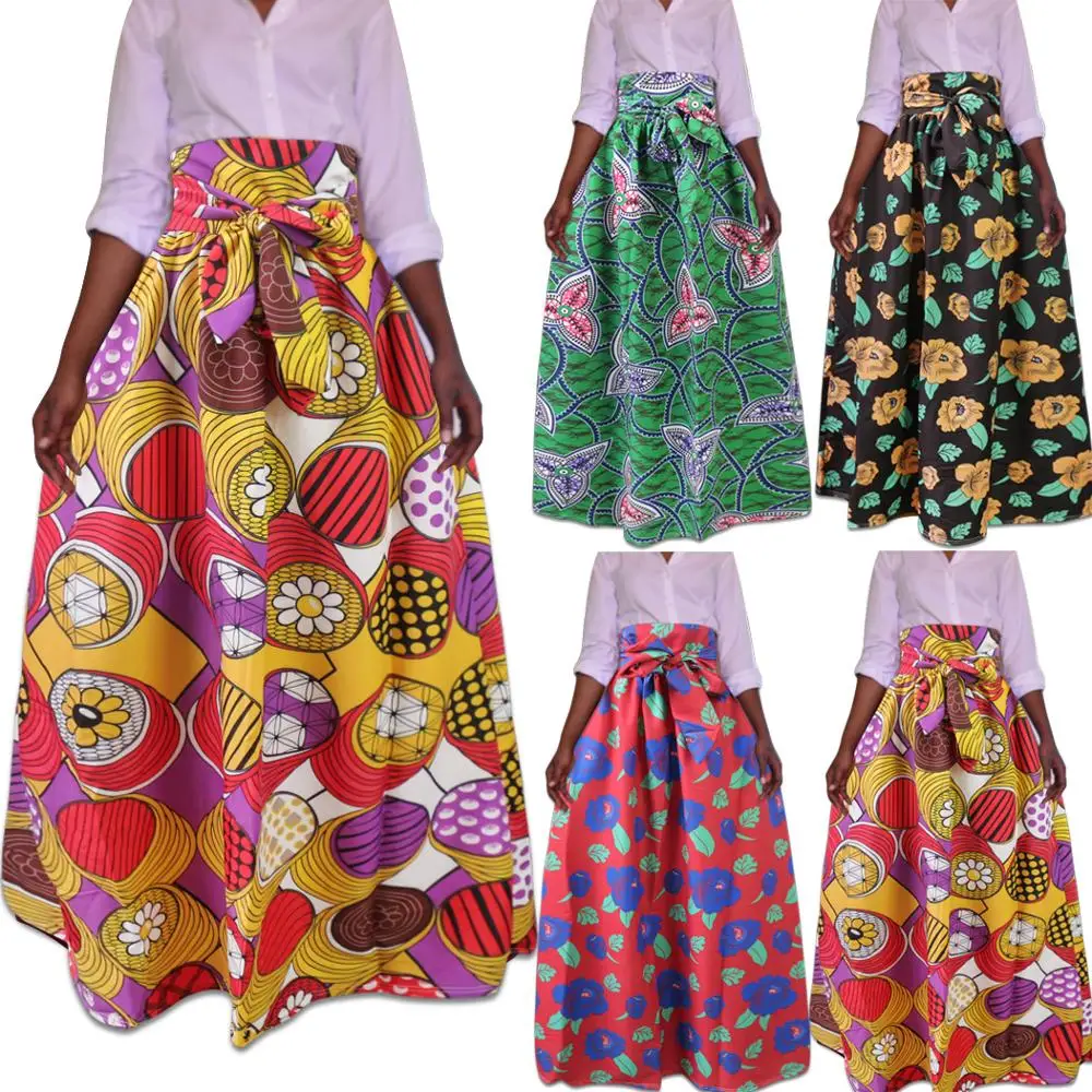 

AFRICAN CHIFFON skirt plus size