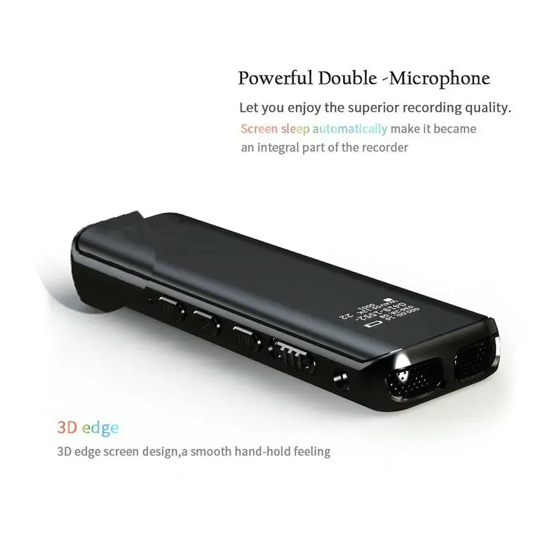 V87 Long Battery Life 8g 16g 32g Digital Voice Recorder With Mp3 Player