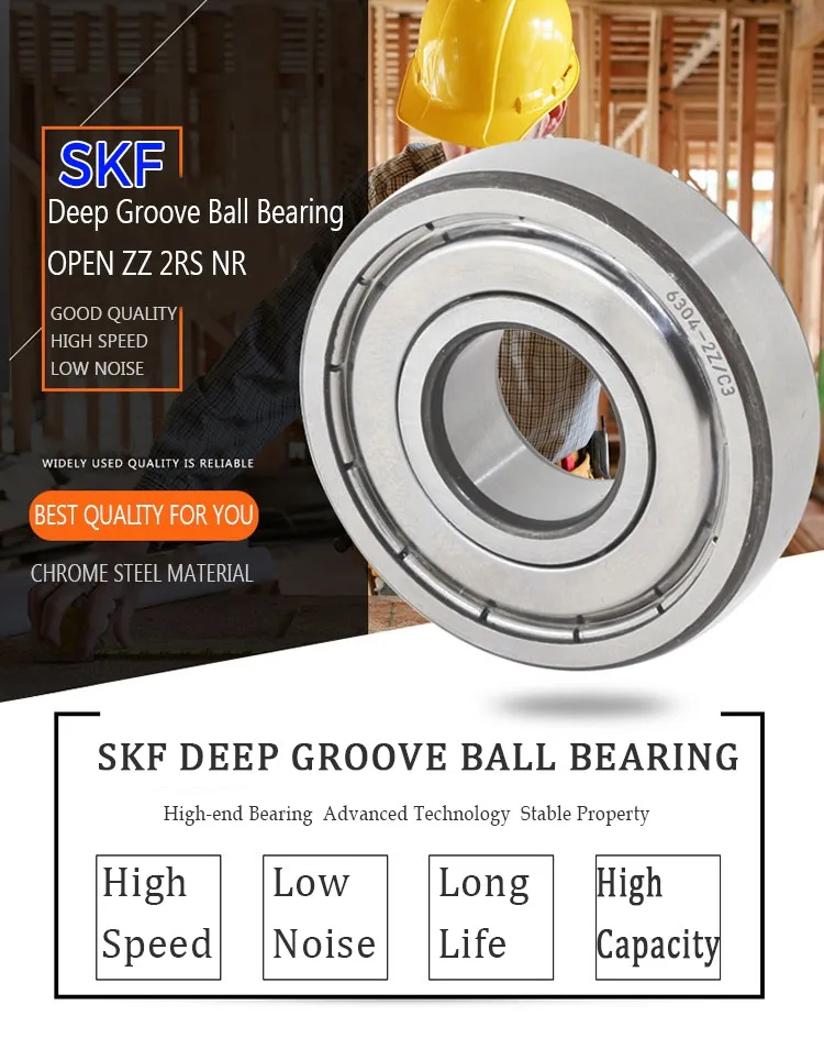 In Stock Low Noise Skf Ball Bearings 6322 Zz 2rs M 110*240*50mm Good