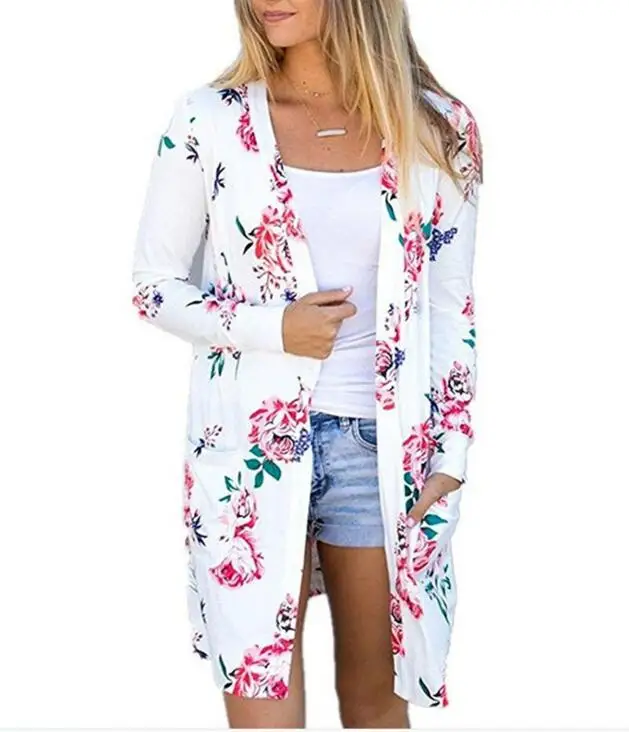 

Walson Long Sleeve Wrap Kimono Cardigans Casual Coverup Coat Tops Outwear S-2XL, All