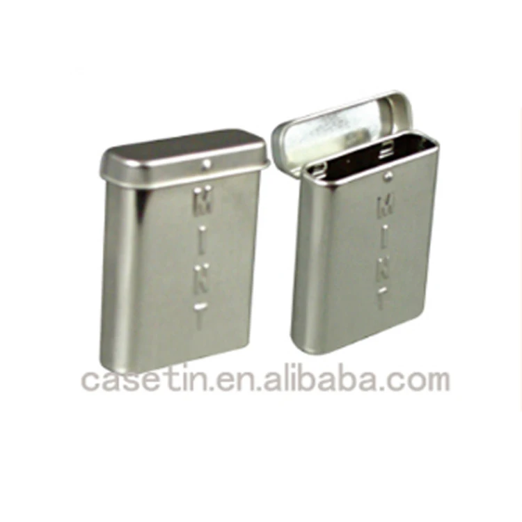 Wholesale small hinged tins for Robust and Clean Sanitation 