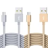 High Quality Aluminum Data Sync USB Charger Braided Cord Extra Long Cable for iPhone iPad iPod Touch (3ft=1m 6ft=2m 10ft=3m)