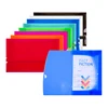 Carpetas de Seguridad con Gancho Oficio, Plastic Convertible Security Folder with Hook Fastener and Elastic
