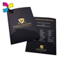 Promotional wholesale high quality presentation custom advertising folder
