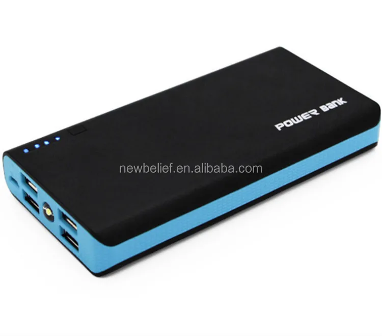 

Shenzhen OEM LOGO High Capacity 4 USB Ports Portable Mobile Phone Power Banks 15000mah