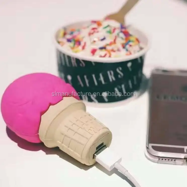 

cute ice cream power bank power banks