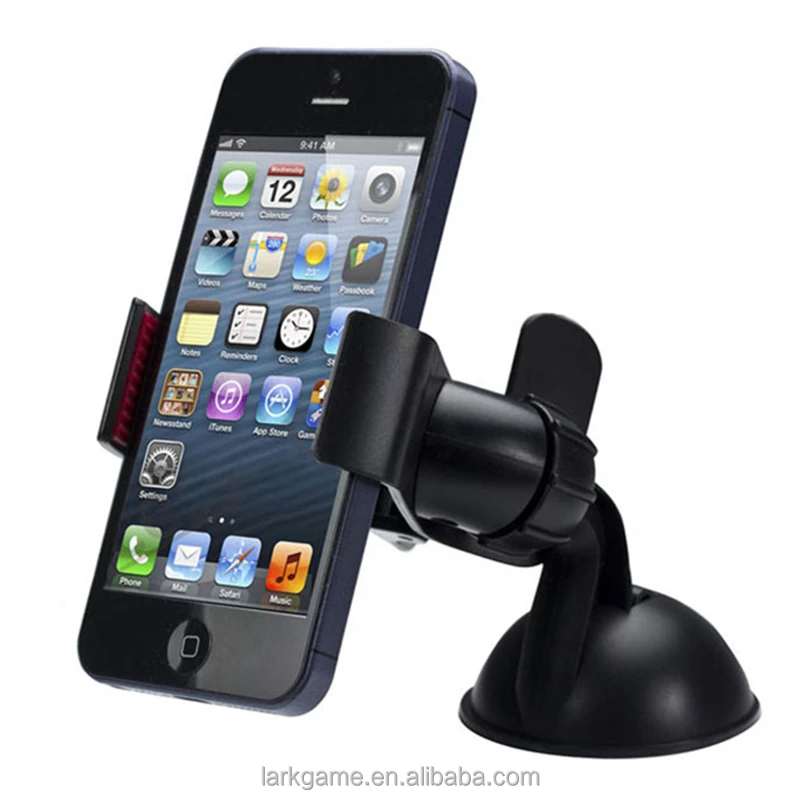 

Dashboard Car Phone Holder CLIP For iPhone 8 Plus X XR XS Smartphone Mount Stand Soft Silicone Sucket Cup Bracket, As photo