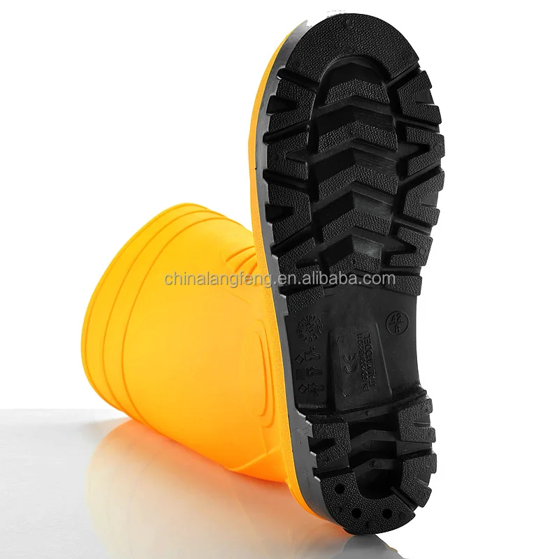 Steel Toe Yellow Pvc Bootsrain Boots Moldedpvc Safety Boot S5 Buy Rain Bootspvc Boots S5 9361