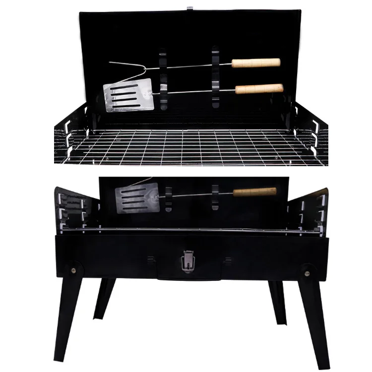 Barbecue Charcoal Grill Folding Portable Lightweight Bbq Tools For