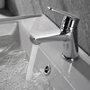 CE Modern Hot And Cold Chrome Single Lever Bathroom Wash Basin Sink Water Saving Brass Faucet Mixer Tap Taps Import From China
