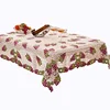 High quality Computer embroidered lace rectangular tablecloth