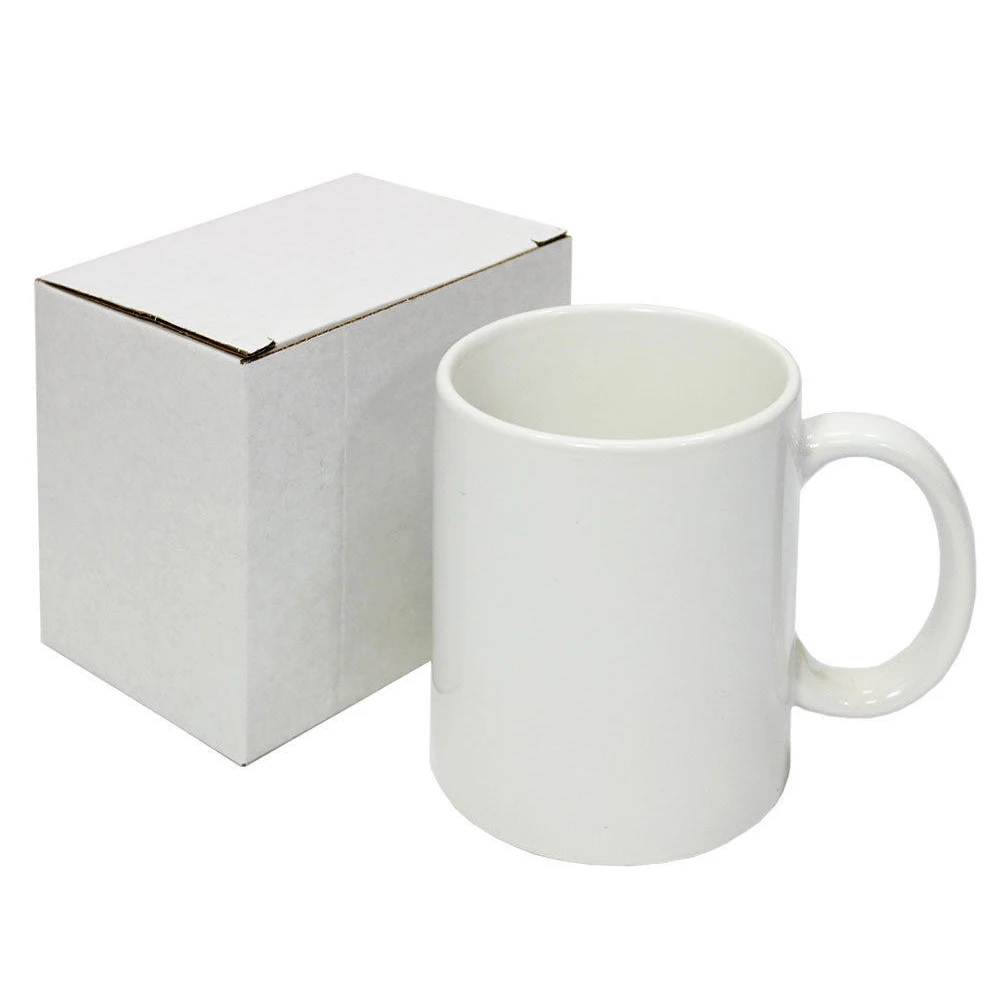 

Sublimation mug press to transfer dishwasher good 11oz top grade 3A top quality ceramic coated mug from 12 years factory, White
