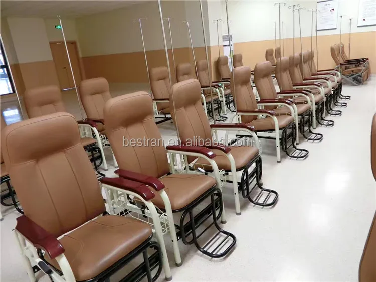 Bttn001 Cheap Hospital Furniture 3 Section Manual Adjustable Infusion