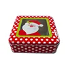 Christmas Square Window Tin Box