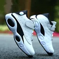 Boys Basketball Shoes PU Shockproof Nonslip Spring Autumn Chaussure Basket Enfant Big Kids Sneakers Athletic Shoes