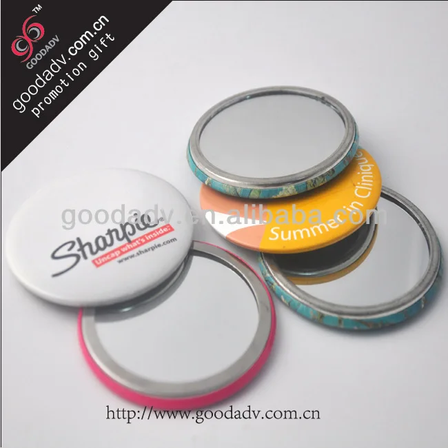 New Designed Wholesale Mini Decorative Pocket Mirrors / Cheap Pocket Mirror / Flexible Pocket