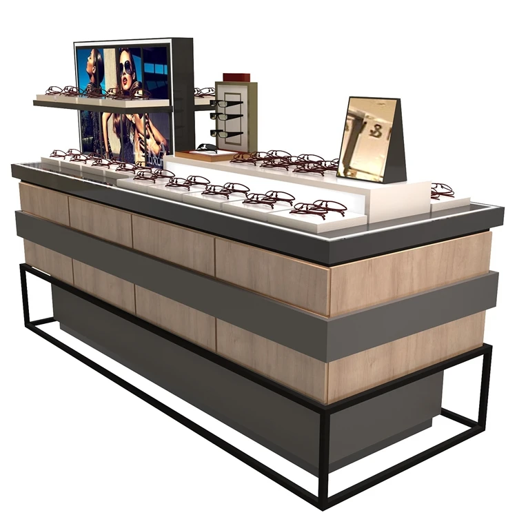 High End Wooden Design Store Showroom Glasses Racks Spectacle Ideas