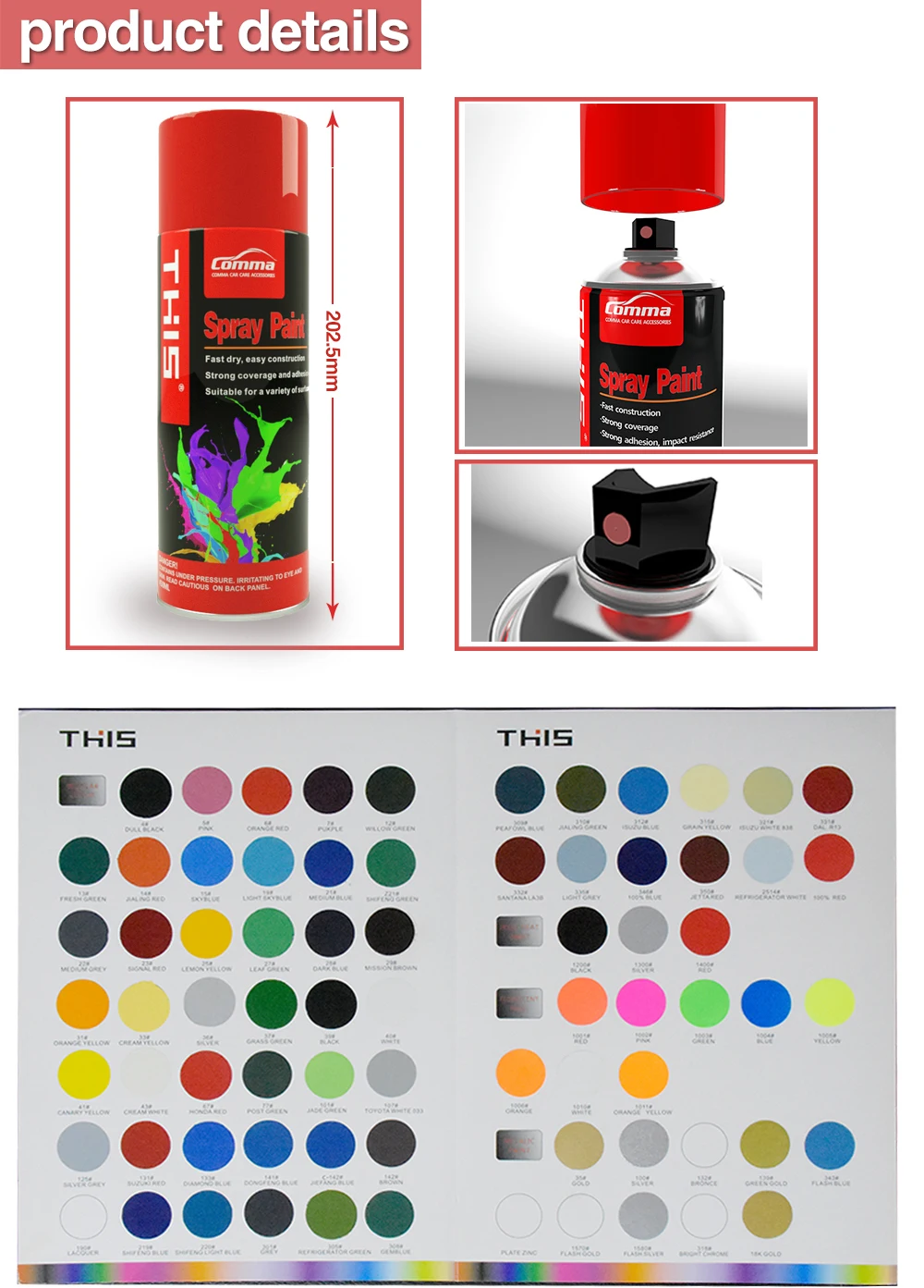 Automotive Color Match Aerosol Glow In The Dark Metallic Rose Gold Car Rustoleum Spray Paint