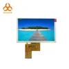 5 inch 800*480 RGB interface horizontal LCD panel with strong warranty .