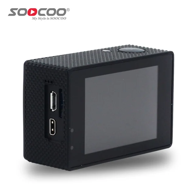 SOOCOO C60 ACTION CAMERA 4K UHD WIFI BUILT IN GYRO 30M WATERPROOF RED LIGHT COMPENSATION FUNCTION MINI SPORTS ACTION CAMCORDER