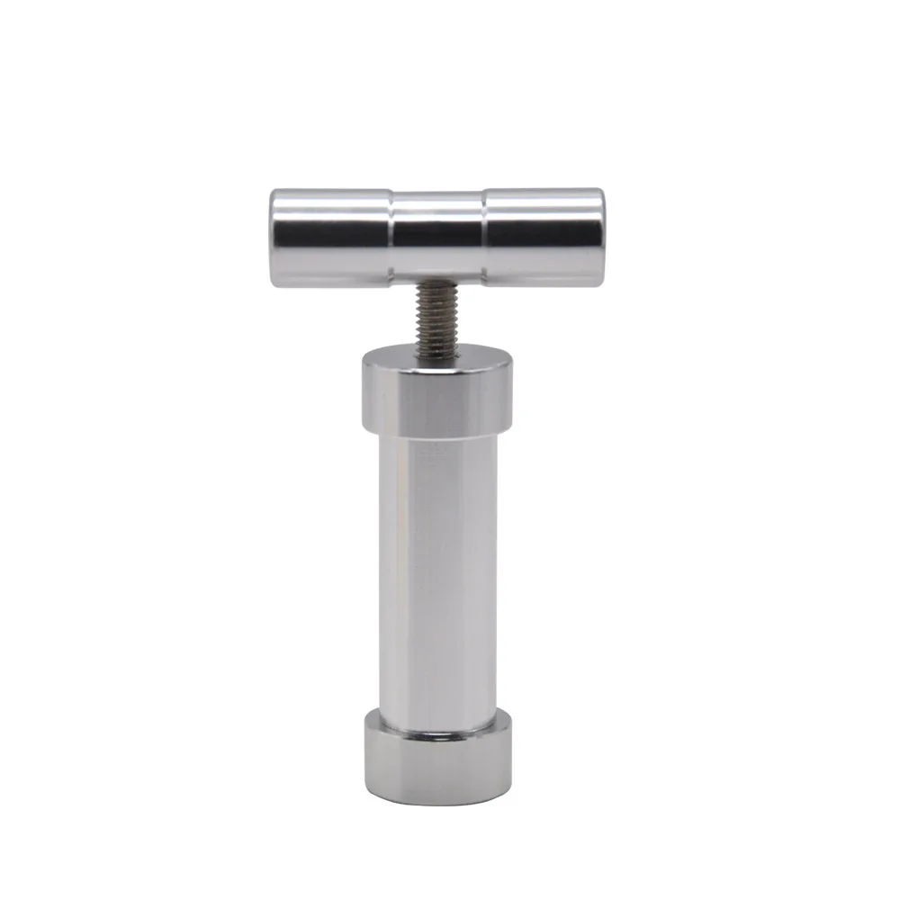 

Free Shipping Metal Tobacco Cream Whisper Smoking Pressure Device Tobacco Compressor Pollen Press, Gold/silver