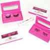 Lovely Pink Paper Drawer Box For Eyelash Packaging