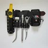 Genuine Leather Tool Pouch Removable Pockets Belt Type Scaffold Tools Holder for Level Spanner Podger Hammer