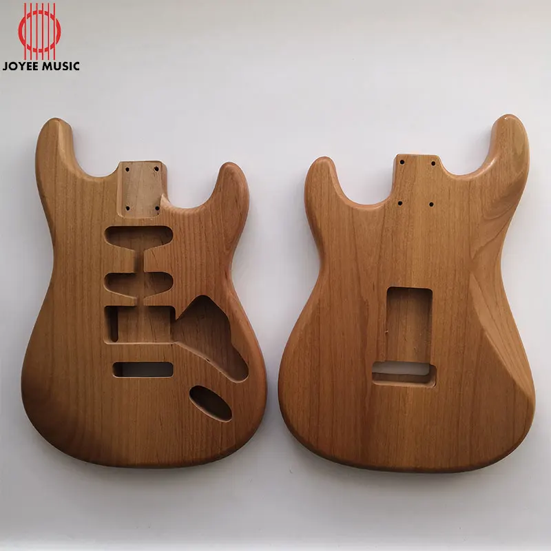 

Electric Strat SSH 2 Piece Alder Unfinished Guitar Body with Sealing Paint, N/a