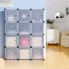 6 Cube Modular DIY Closet Cube Organizer With 3 tier Cubby Shelving Bookcase Cube Storage Cabinet