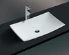 K-S1008 Sanitary ware lavatory above mount sink artificial marble stone price