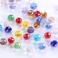 

Much Color 8mm Loose Crystal Round Machine Faces Crystal Glass Bead with Cheap Price