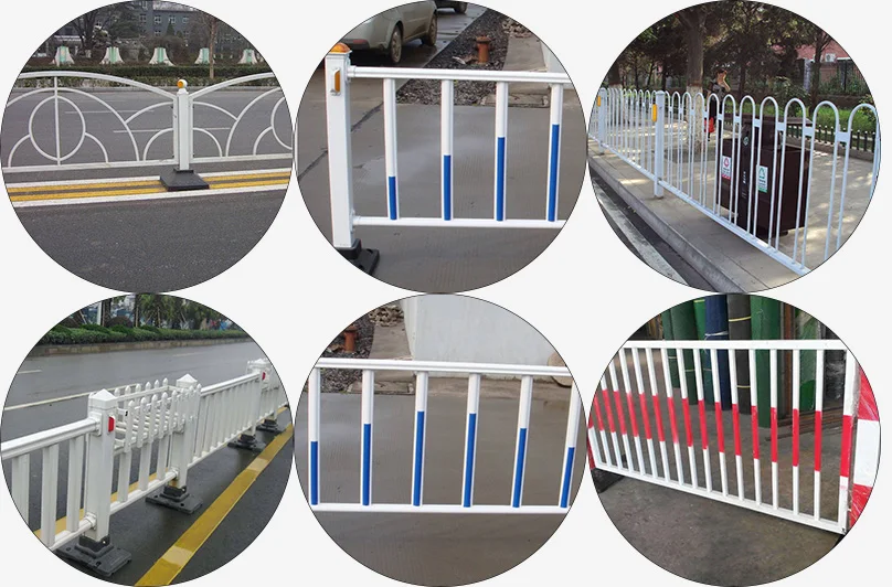 Decorative Crowd Control Barrier Fencing Metal Municipal Guardrail