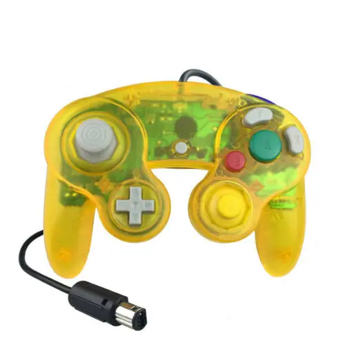 

Clear Wired Classic Gamepad Controller for Nintendo for Gamecube for NGC Game Controller, 7 colors