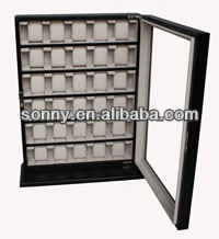 Retail luxury large 30 watches wall hanging wooden box