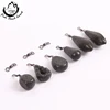 40g-115gCoated flat pear Carp fishing lead weights with fishing lead sinkers